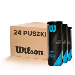 Wilson Tour Premier All Court (3 szt.) - karton piłek tenisowych (24 puszki)