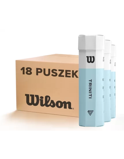 Wilson Triniti (4 szt.) - karton piłek tenisowych (18 puszek)