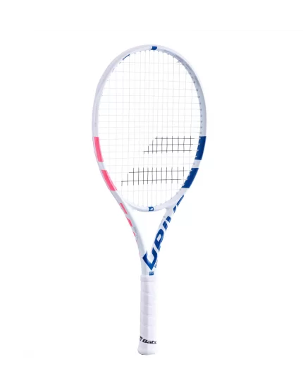 Babolat Pure Drive Junior 26 White Pink Blue - rakieta dla dzieci