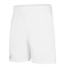 Babolat Play Short Boy Białe - spodenki tenisowe