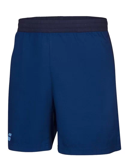 Babolat Play Short Boy Granatowe - spodenki tenisowe