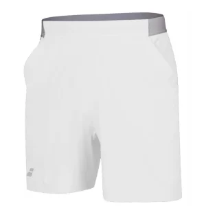  Babolat Compete Short Boy Białe - spodenki tenisowe