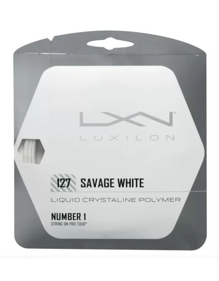 Luxilon Savage Biały - naciąg tenisowy