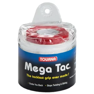 Tourna Mega Tac (30 szt.) Białe - owijki wierzchnie