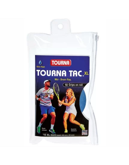 Tourna Tac XL 10 Niebieskie - owijki wierzchnie