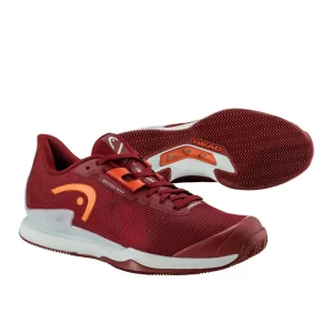 Head Sprint Pro 3.5 Clay Dark Red Orange - męskie buty tenisowe