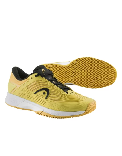 Head Revolt Pro 4.5 Clay Men Banana Black - męskie buty tenisowe