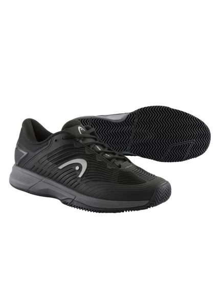 Head Revolt Pro 4.5 Clay Men Black Dark Grey - męskie buty tenisowe