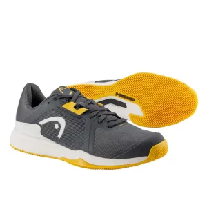 Head Sprint Team 3.5 Clay Dark Grey Banana - męskie buty tenisowe