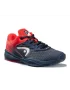 Head Sprint 3.0 Junior Midnight Navy Neon Red - buty tenisowe