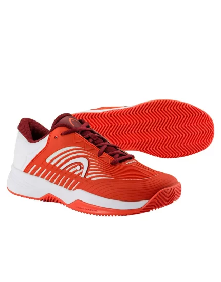 Head Revolt Pro 4.5 Clay Junior Orange White - juniorskie buty tenisowe