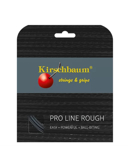 Kirschbaum Pro Line Rough Czarny - naciąg tenisowy