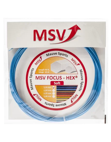 MSV Focus Hex Soft Sky Blue - naciąg tenisowy