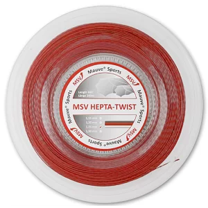 MSV Hepta-Twist Czerwony 200m - naciąg tenisowy
