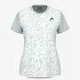 Head TIE-BREAK II T-Shirt Women Print Vision Infinity Blue - damska koszulka tenisowa