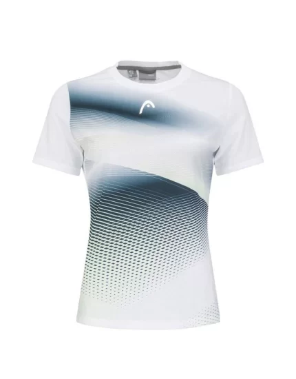 Head PERFORMANCE T-Shirt Women White Print Perf - damska koszulka tenisowa