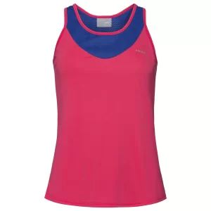 Head Tenley Tank Top W Magenta Royal Blue - damski top tenisowy