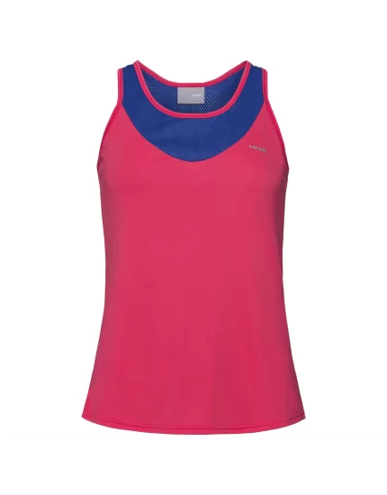 Head Tenley Tank Top W Magenta Royal Blue - damski top tenisowy