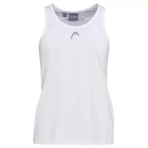 Head CLUB 22 Tank Top Biały - damski top tenisowa