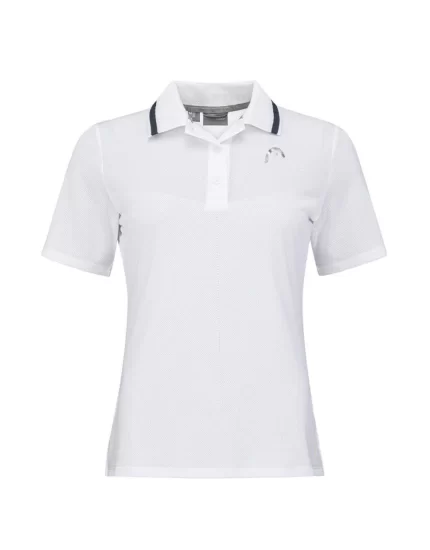Head PERFORMANCE Polo Shirt Women White - damska koszulka tenisowa