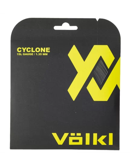 Volkl Cyclone Czarny (12m) - naciąg tenisowy