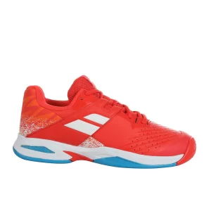 Babolat Propulse AC Junior - cherry tomato white - juniorskie buty tenisowe