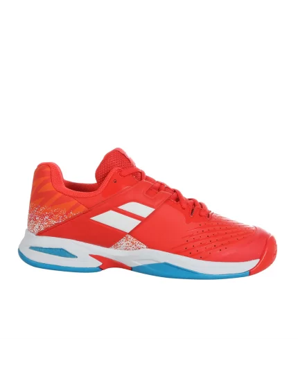 Babolat Propulse AC Junior - cherry tomato white - juniorskie buty tenisowe