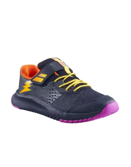 Babolat Pulsion All Court Kid Black Aero - dziecięce buty tenisowe