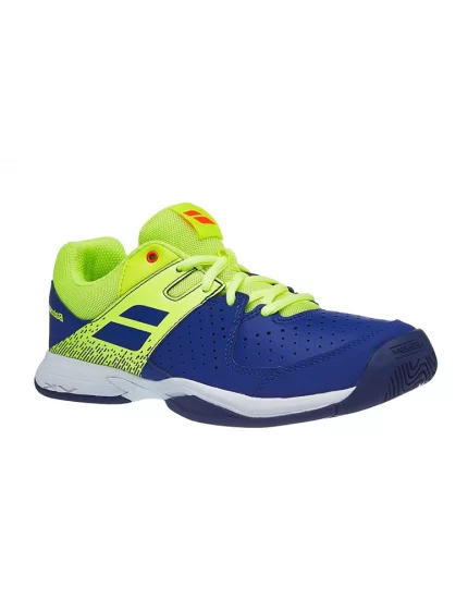 Babolat Pulsion AC JR Blue Fluo Aero - buty tenisowe dla dzieci