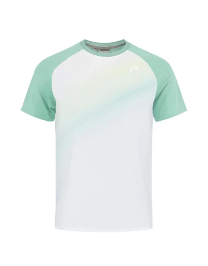 Head TOPSPIN T-shirt Boy Pastel Green Print Vision - chłopięca koszulka tenisowa