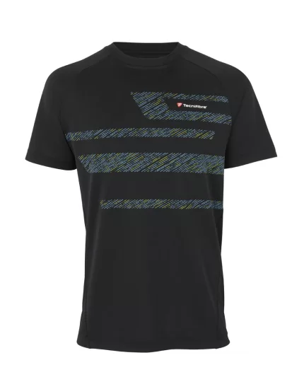 Tecnifibre F2 Airmesh Black Junior - koszulka tenisowa