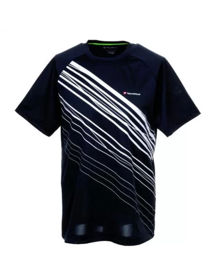 Tecnifibre Lightning Cool Polo Black Junior - koszulka tenisowa