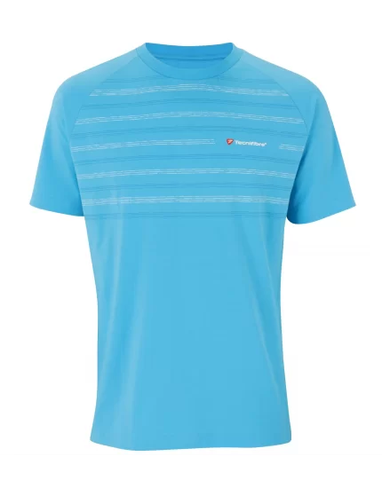 Tecnifibre F1 Stretch Cyan Junior - koszulka tenisowa