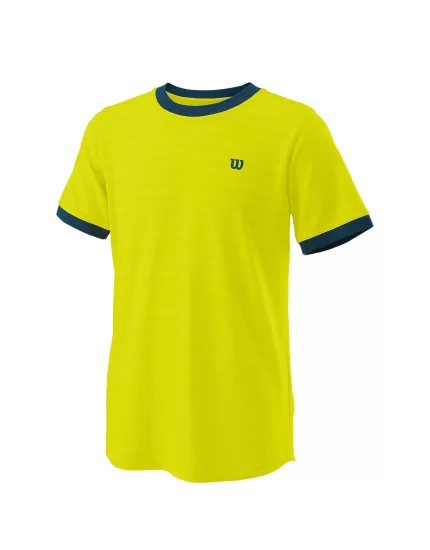 Wilson Competition Crew II Boy Żółta - koszulka tenisowa