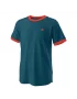 Wilson Competition Crew II Boy Blue Coral - koszulka tenisowa