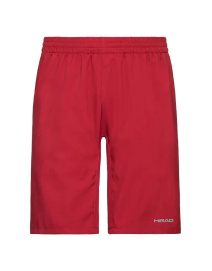 Head Club Bermudas Boy Red - spodenki tenisowe