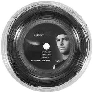 Head Hawk Czarny 200m - naciąg tenisowy