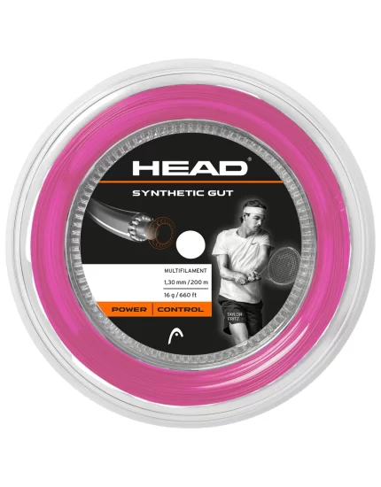 Head Synthetic Gut Różowy 200m - naciąg tenisowy