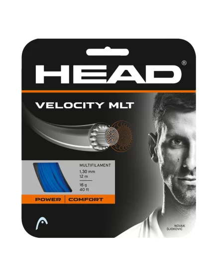 Head Velocity MLT Niebieski - naciąg tenisowy