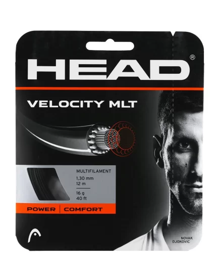 Head Velocity MLT Czarny - naciąg tenisowy