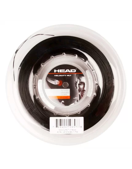 Head Velocity MLT Czarny 200m - naciąg tenisowy
