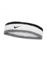 Nike Swoosh Headband White Grey Black - opaska na głowę