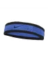 Nike Swoosh Headband Cobalt Blue Black - opaska na głowę