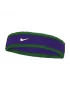 Nike Swoosh Headband Clover Fierce Purple White - opaska na głowę