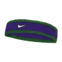 Nike Swoosh Headband Clover Fierce Purple White - opaska na głowę