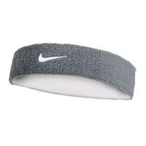 Nike Swoosh Reversible Headband Grey White - opaska na głowę