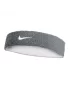 Nike Swoosh Reversible Headband Grey White - opaska na głowę