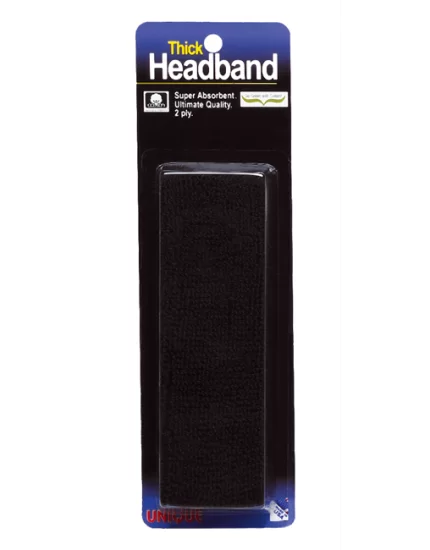 Unique Thick Headband Black - opaska na głowę