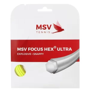 MSV Focus Hex Ultra Lime - naciąg tenisowy