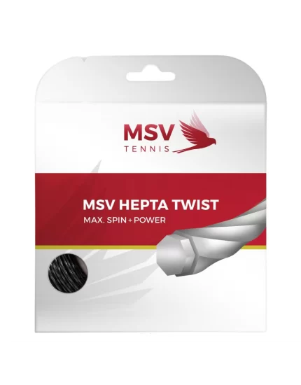 MSV Hepta Twist Antracyt - naciąg tenisowy